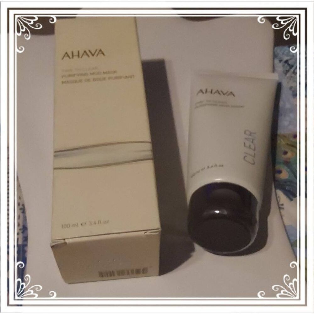 BNIB~AHAVA Time to Clear Purifying Mud Mask~3.4 fl.oz.